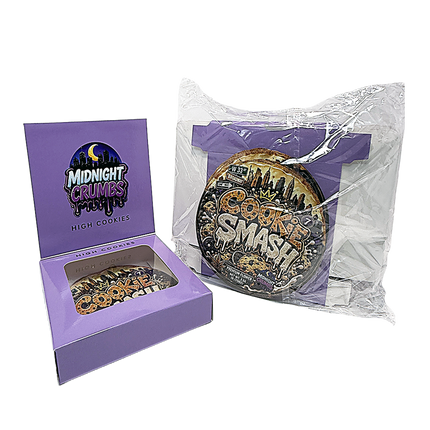 12 Pk Midnight Crumbs Shaped Bag & Window Box Set - Midnight Crumbs Cookie Smash