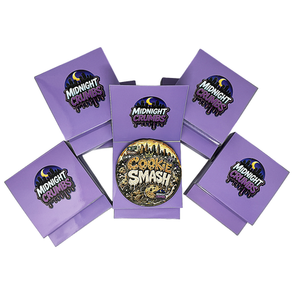 12 Pk Midnight Crumbs Shaped Bag & Window Box Set - Midnight Crumbs Cookie Smash