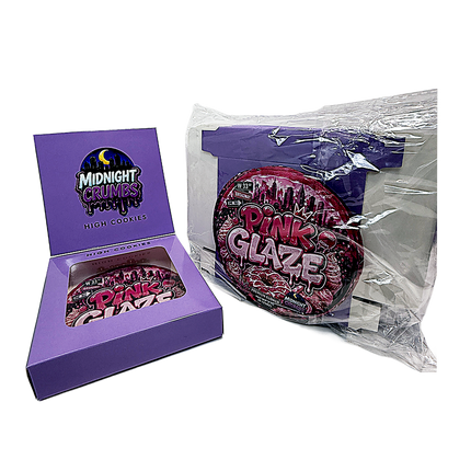 12 Pk Midnight Crumbs Shaped Bag & Window Box Set - Midnight Crumbs Pink Glaze