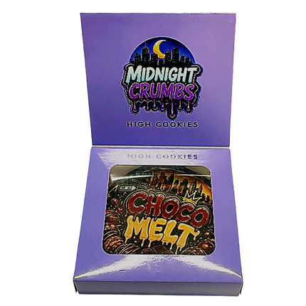 12 Pk Midnight Crumbs Shaped Bag & Window Box Set - Midnight Crumbs Choco Melt