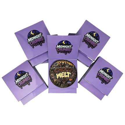 12 Pk Midnight Crumbs Shaped Bag & Window Box Set - Midnight Crumbs Choco Melt