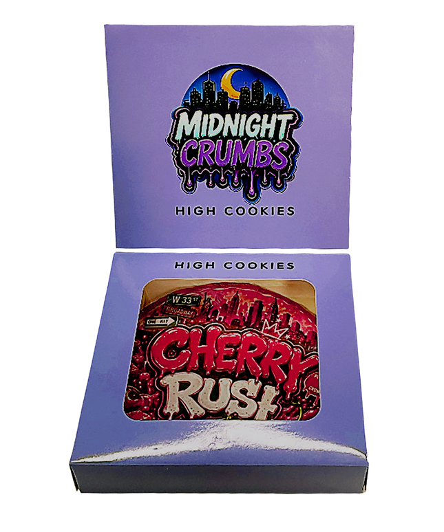 12 Pk Midnight Crumbs Shaped Bag & Window Box Set - Midnight Crumbs Cherry Rush