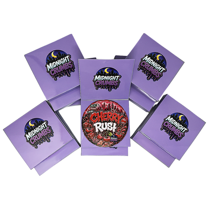 12 Pk Midnight Crumbs Shaped Bag & Window Box Set - Midnight Crumbs Cherry Rush