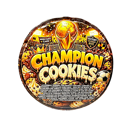 12 Pk Midnight Crumbs Shaped Bag & Window Box Set - Midnight Crumbs Champion Cookies