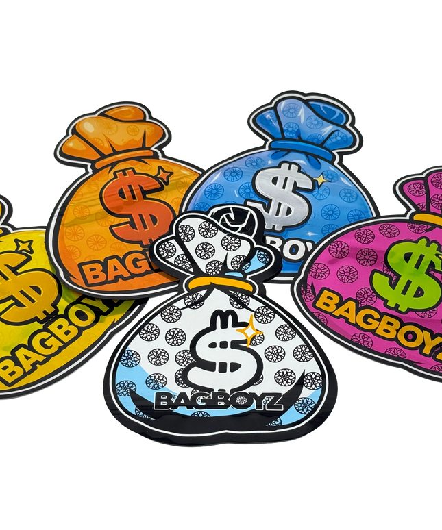 50 Pack 3.5G Mylar Bags Mix Designs - Backpack Design