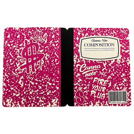 12 Pack – Notebook-Style Mylar Bags, Hot Pink