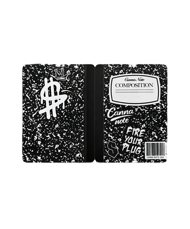 12 Pack 3.5g Notebook-Style Mylar Packaging Bags – Black