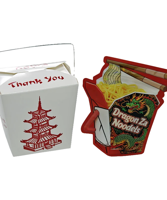 Dragon Za Noodles Takeout Style Gift Box Set - 12 Count
