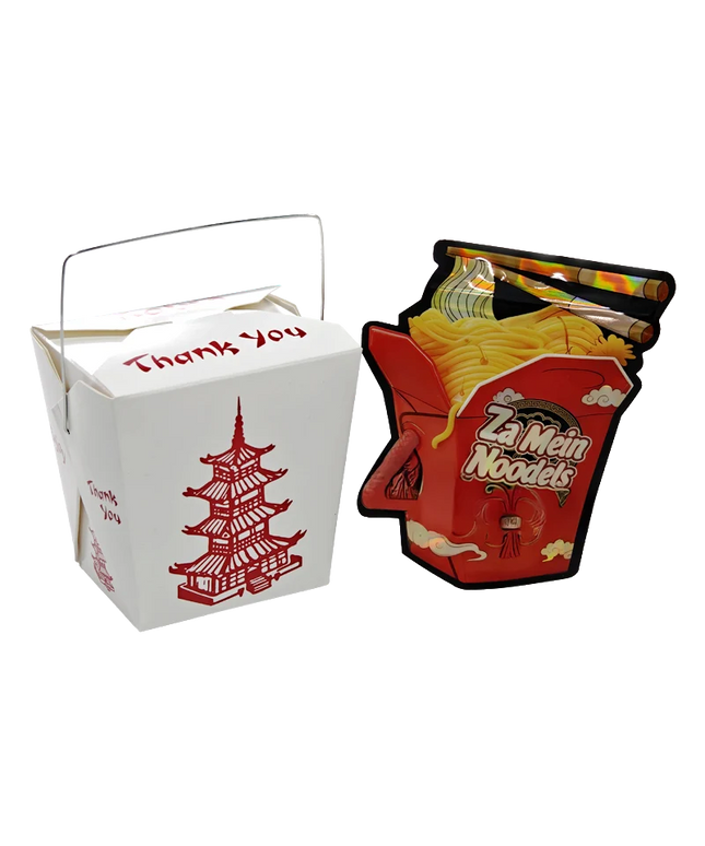 12 Pack Noodle-Themed Takeout Style Gift Box Set - Za Mein Noodles