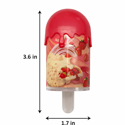 12 Pack – Popsicle Style Plastic Storage Containers with Decorative Wrap Labels - Zaza Pop Hawaiian Punch