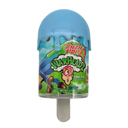 12 Pack – Popsicle Style Plastic Storage Containers with Decorative Wrap Labels - Zaza Pop WarHeadz