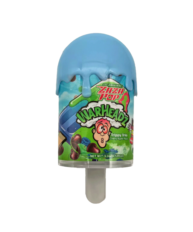 12 Pack – Popsicle Style Plastic Storage Containers with Decorative Wrap Labels - Zaza Pop WarHeadz