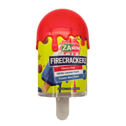 12 Pack – Popsicle Style Plastic Storage Containers with Decorative Wrap Labels - Zasicle Firecrackerz