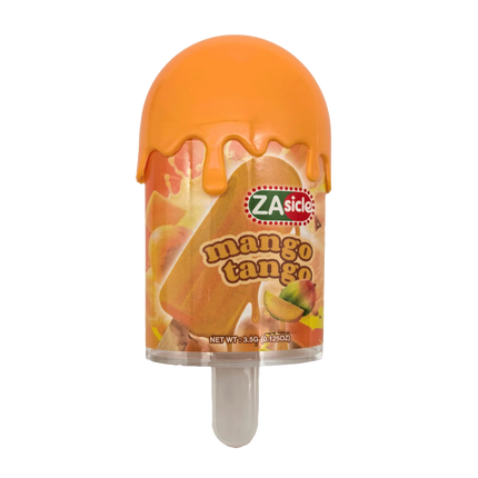 12 Pack – Popsicle Style Plastic Storage Containers with Decorative Wrap Labels - Zasicle Mango Tango