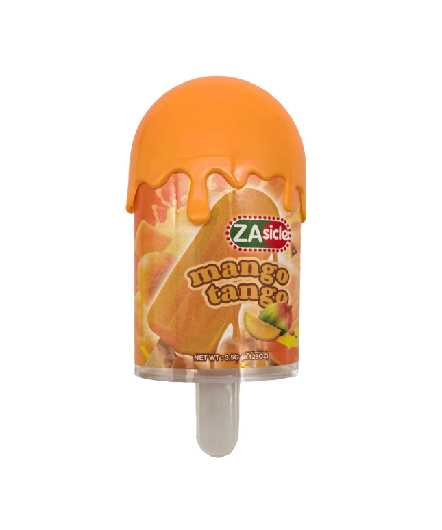12 Pack – Popsicle Style Plastic Storage Containers with Decorative Wrap Labels - Zasicle Mango Tango