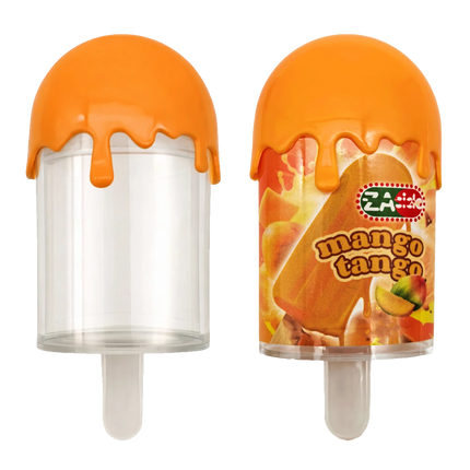 12 Pack - Popsicle Style Plastic Storage Containers with Decorative Wrap Labels - Styles