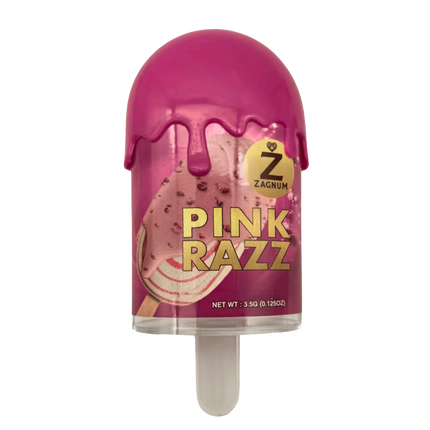 12 Pack – Popsicle Style Plastic Storage Containers with Decorative Wrap Labels - Zagnum Pink Razz