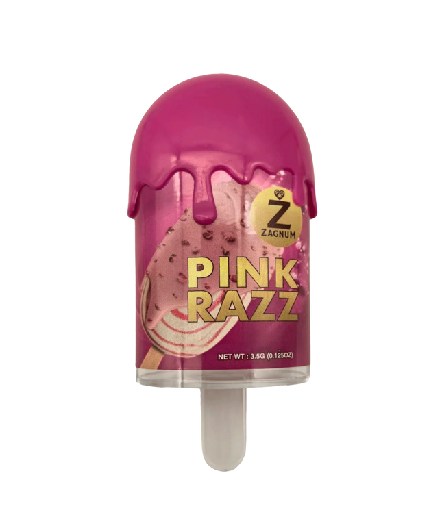 12 Pack – Popsicle Style Plastic Storage Containers with Decorative Wrap Labels - Zagnum Pink Razz