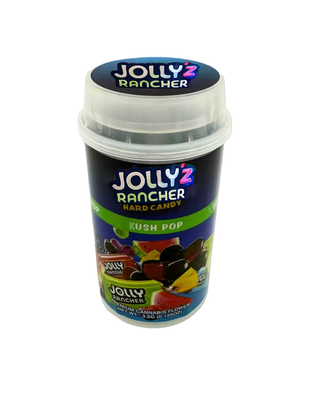 Mylar Bags, herb Mylar Bags, Where to buy mylar bags, Custom mylar bags near me, Mylar Bags Wholesale. Kush Pop. 3.5g JOLLY'Z RANCHER push-up jar 
