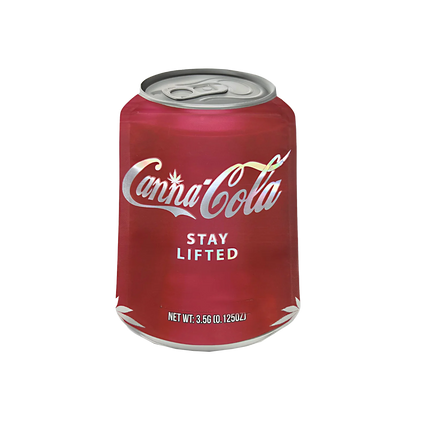 3.5g Shaped Mylar Bag – Beverage Graphic Design – 50 Count