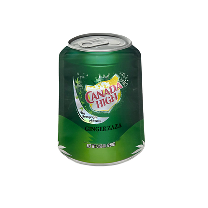 3.5g Shaped Mylar Bag – Canada Graphic Design – 50 Count