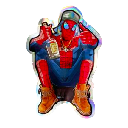 3.5g Shaped Mylar Bag – Spider Character Design – 50 Count