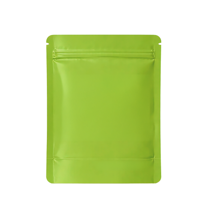 25 Pack – 1lb Solid Color Mylar Bags with Oval Window - Green