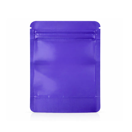 25 Pack – 1lb Solid Color Mylar Bags with Square Window - Royal Blue