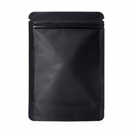 50 Pack - Medium Solid Color Zip-Seal Foil Pouches (4"x6.5") Oval Window Selection