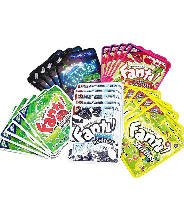 25 Pack 3.5g Thick Sticker Mylar Bags - Fruit Soda Splash Candy Collection Vol. 2