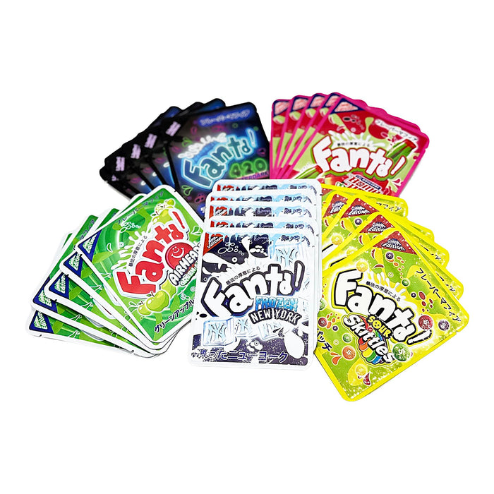25 Pack 3.5g Thick Sticker Mylar Bags – Fruit Soda Splash Candy Collection Vol. 2