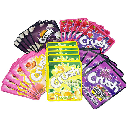 25 Pack 3.5g Thick Sticker Mylar Bags - Soda Splash Soda Collection