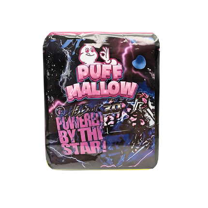 25 Pack 3.5g Thick Sticker Mylar Bags - plush Mallow Collection Vol. 1