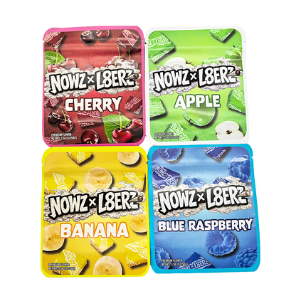 25 Pack 3.5g Thick Sticker Mylar Bags Premium Smell Proof Packaging Mix  | Now & Later Candy Collection