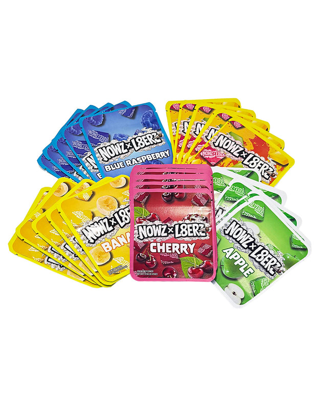 25 Pack 3.5g Thick Sticker Mylar Bags Premium Smell Proof Packaging Mix  | Now & Later Candy Collection