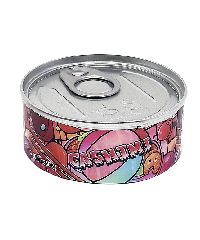 12 Pack 3.5g Cashimi Tin Can Storage Containers