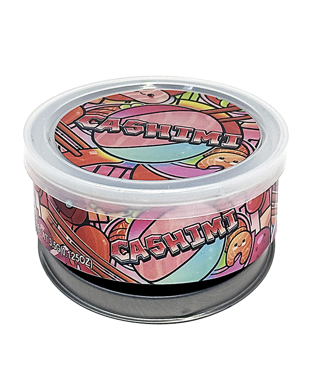 12 Pack 3.5g Cashimi Tin Can Storage Containers