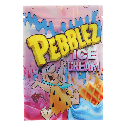 1g Mylar Bags – Ice Cream Graphic, 100 Pack
