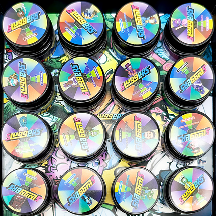 Special Edition Empty 1oz glass storage jars 16 Pack