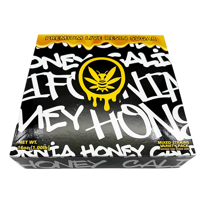 Honey Design Empty 1oz glass storage jars 16 Pack