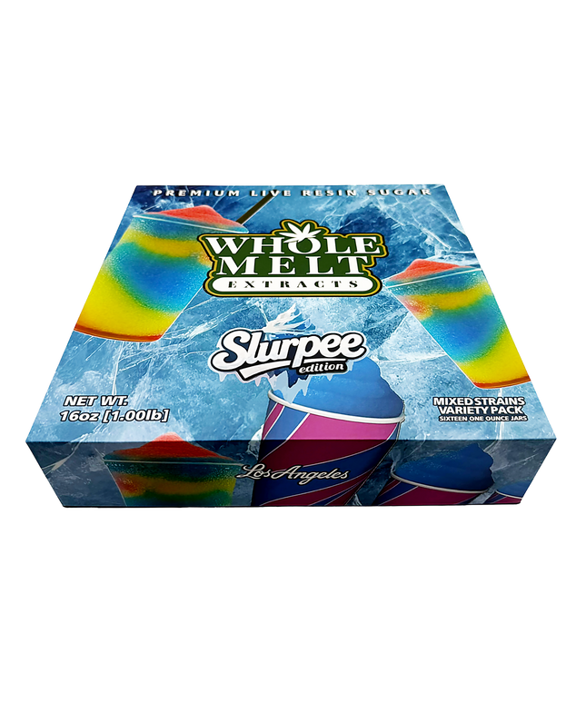 Full-Design Slurpee Empty 1oz glass storage jars 16 Pack