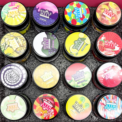 Full-Design Candy Mix Empty 1oz glass storage jars 16 Pack