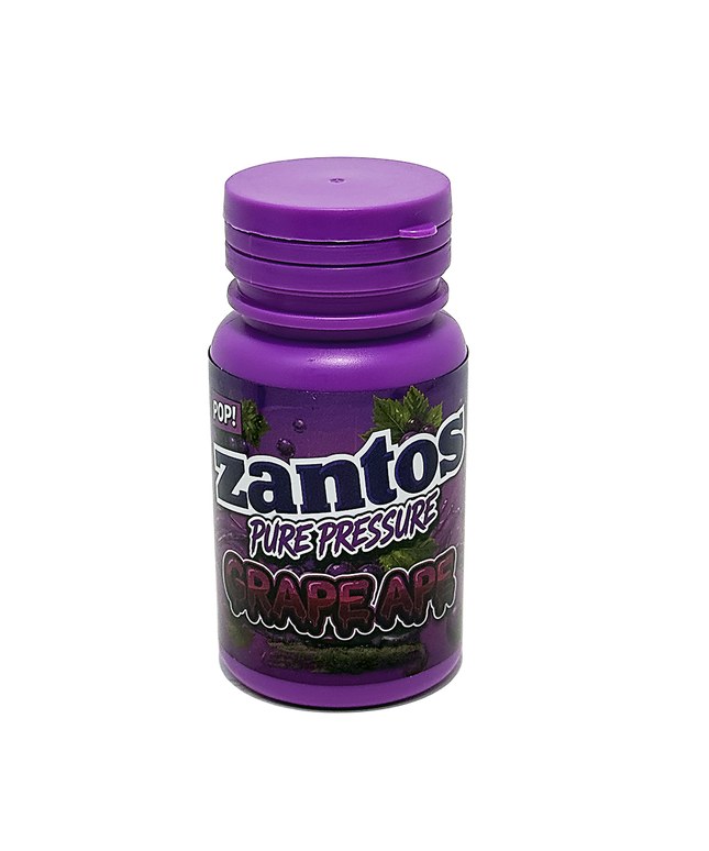 Zantos 3.5g Bottle Storage Jars - 10 Count Plastic Containers
