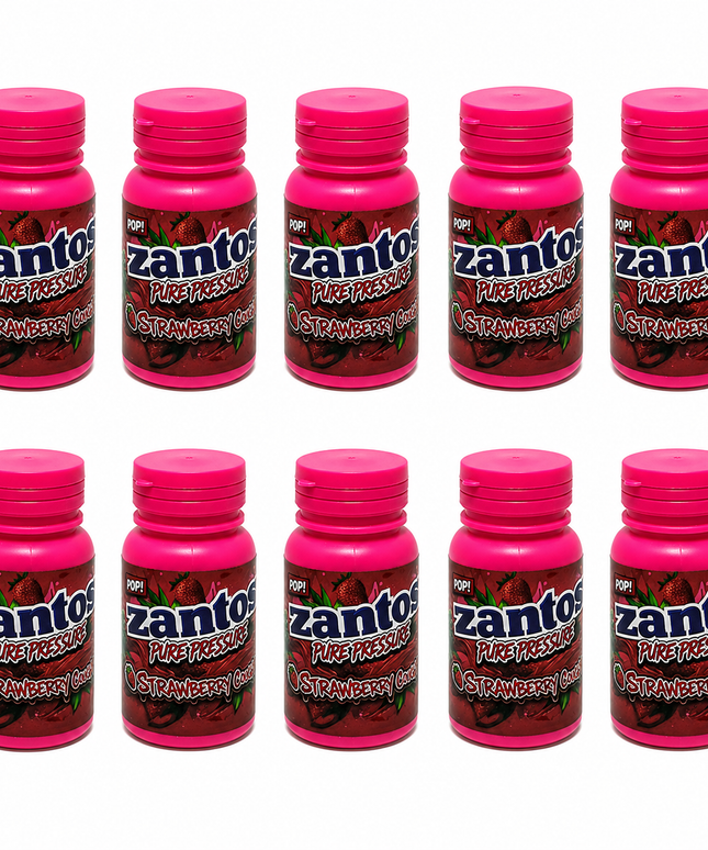 10-Pack Zantos 3.5g Bottle-Style Storage Containers with Secure Caps
