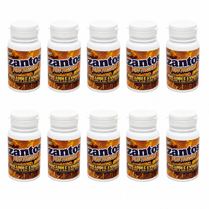 Zantos 3.5g Storage Bottles - 10 Pack Plastic Containers with Secure Caps