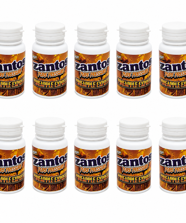 Zantos 3.5g Storage Bottles - 10 Pack Plastic Containers with Secure Caps