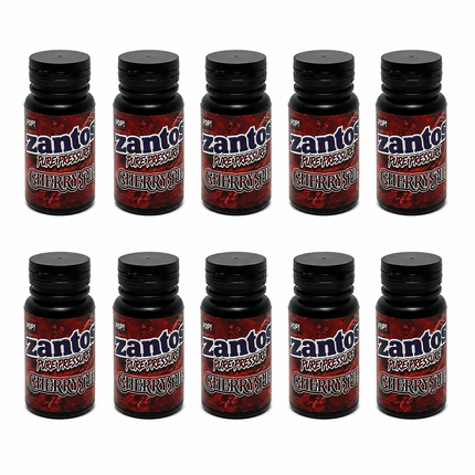Zantos 3.5g Plastic Storage Bottles - 10 Count with Secure Caps