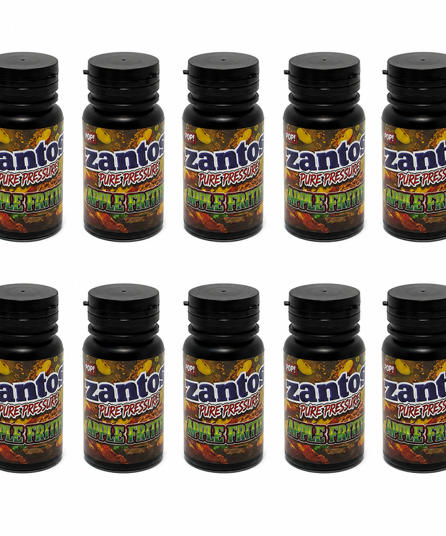 3.5g Zantos Bottle-Style Containers - 10 Pack with Child-Resistant Caps