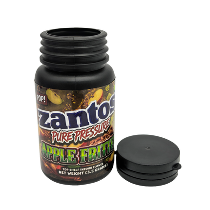 Zantos 3.5g Plastic Storage Bottles - 10 Pack Assorted Designs