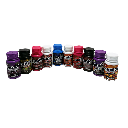 Zantos 3.5g Plastic Storage Bottles - 10 Pack Assorted Designs
